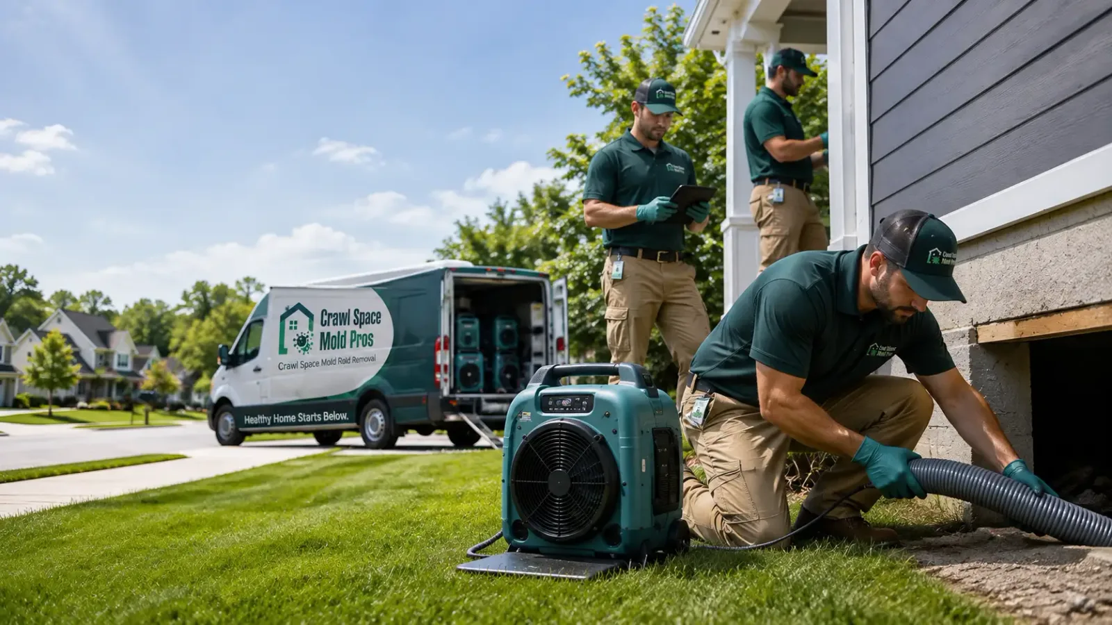 Crawl Space Mold Removal in Boon, MI